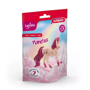 Figura de coleção Schleich unicórnio Planetea, rosa, para crianças a partir dos 5 anos
