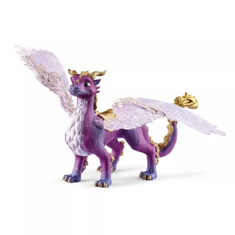 Brinquedo Schleich BAYALA dragão do céu noturno dourado roxo 70762S