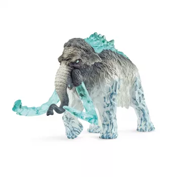 Figura de brincar Schleich mamute do gelo modelo 70829, figura de animal de coleção detalhada