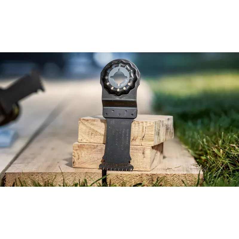 Lâmina de imersão Bosch PRO AIZ 32 — 32 mm de largura, 50 mm de profundidade, para madeira abrasiva, madeira dura, plástico