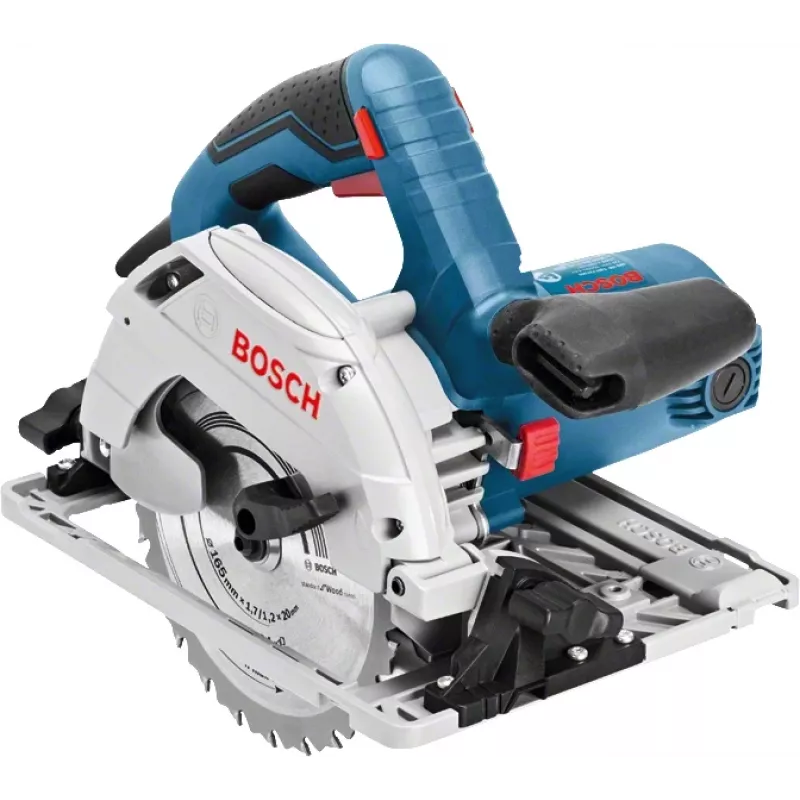 Bosch GKS 55+ GCE + FSN 1400 16,5 cm preto, azul 4700 rpm 1350 W