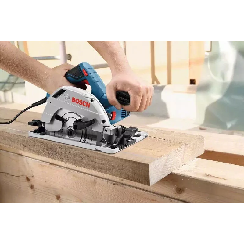 Bosch GKS 55+ GCE + FSN 1400 16,5 cm preto, azul 4700 rpm 1350 W