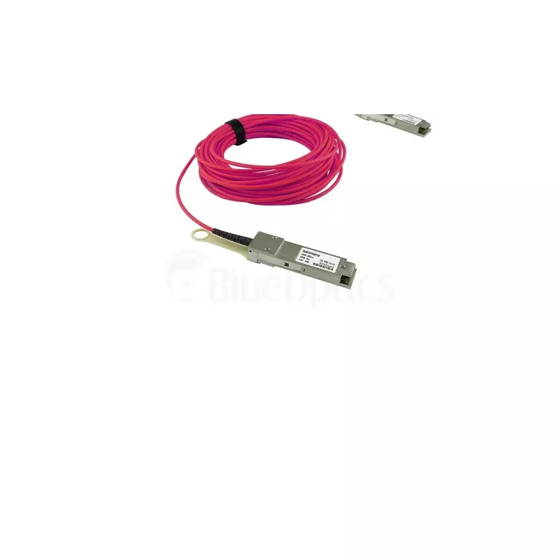 Cabo AOC InfiniBand/fibra ótica BlueOptics QSFP56–QSFP56 7 m (rosa)