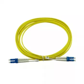 BlueOptics SS-OP-D-LC-S-50-BO LC-UPC/LC-UPC Cabo patch de fibra monomodo, 50 m, bege