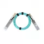 Cabo AOC InfiniBand/de fibra ótica BlueOptics P08228-001-BO, QSFP56–QSFP56, 3 m, ciano