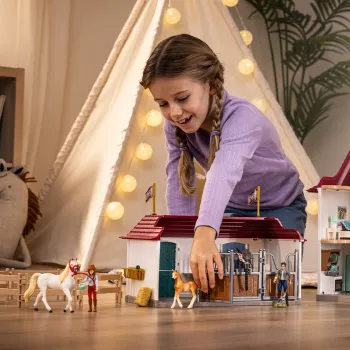 schleich HORSE CLUB Lakeview Country House and Stable, casa, cavalos, 5 ano(s), multicolor