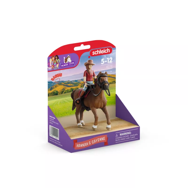schleich HORSE CLUB Hannah & Cayenne, 5 anos, cavalos, multicolor