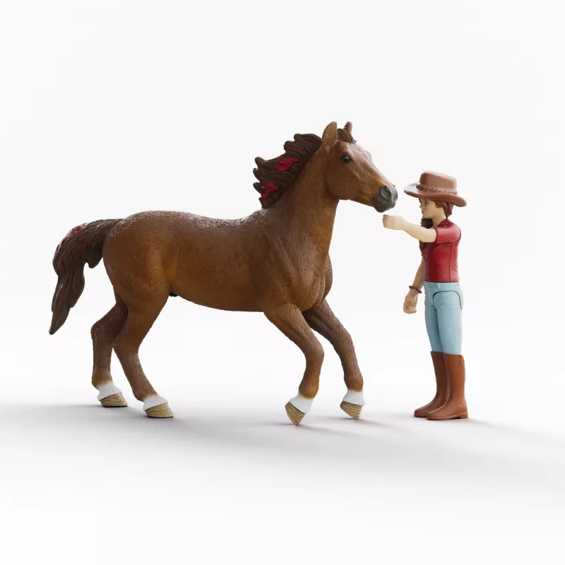 schleich HORSE CLUB Hannah & Cayenne, 5 anos, cavalos, multicolor