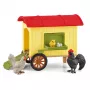 schleich FARM WORLD galinheiro móvel, quinta, quinta, animais da quinta / brinquedo de quinta, 3 ano(s), multicolor