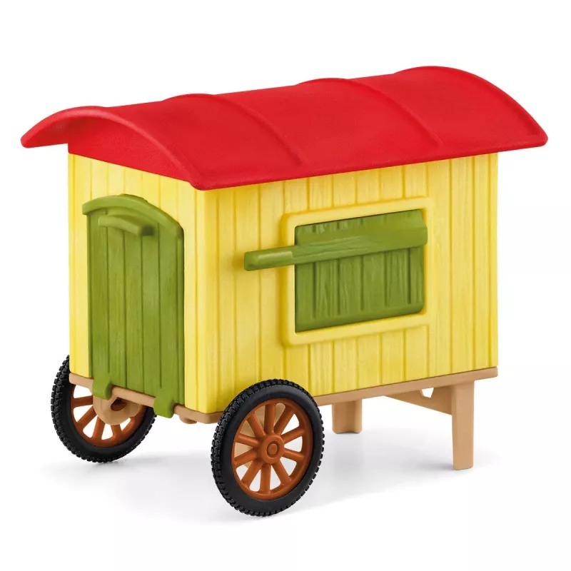 schleich FARM WORLD galinheiro móvel, quinta, quinta, animais da quinta / brinquedo de quinta, 3 ano(s), multicolor