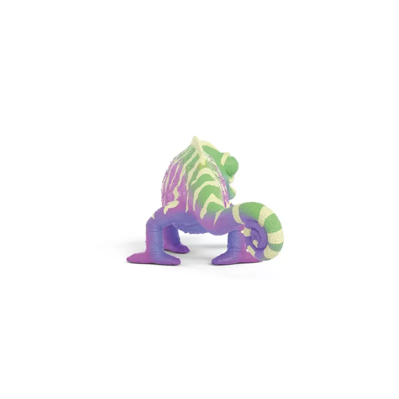 schleich Caspar o camaleão em cores do arco-íris, 3 anos, multicolor, plástico