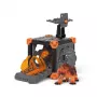 schleich ELDRADOR CREATURES BattleCave urso de lava, ação/aventura, 7 anos, multicolor