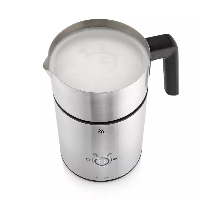 WMF 0413170011 Espumador e aquecedor de leite automático aço inoxidável