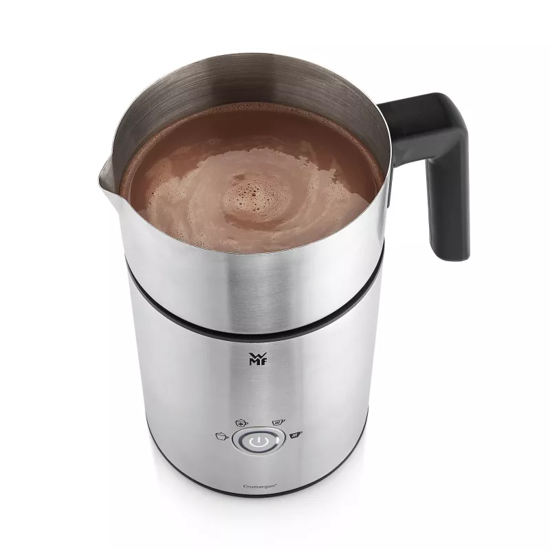 WMF 0413170011 Espumador e aquecedor de leite automático aço inoxidável