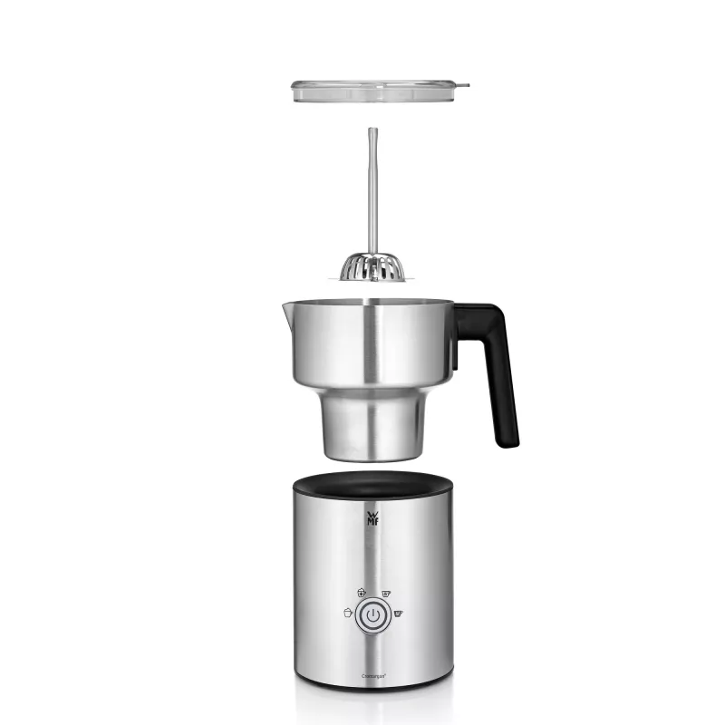 WMF 0413170011 Espumador e aquecedor de leite automático aço inoxidável