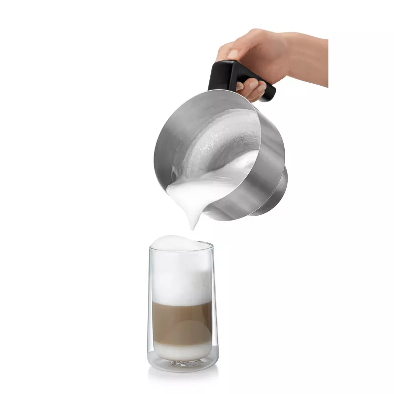 WMF 0413170011 Espumador e aquecedor de leite automático aço inoxidável