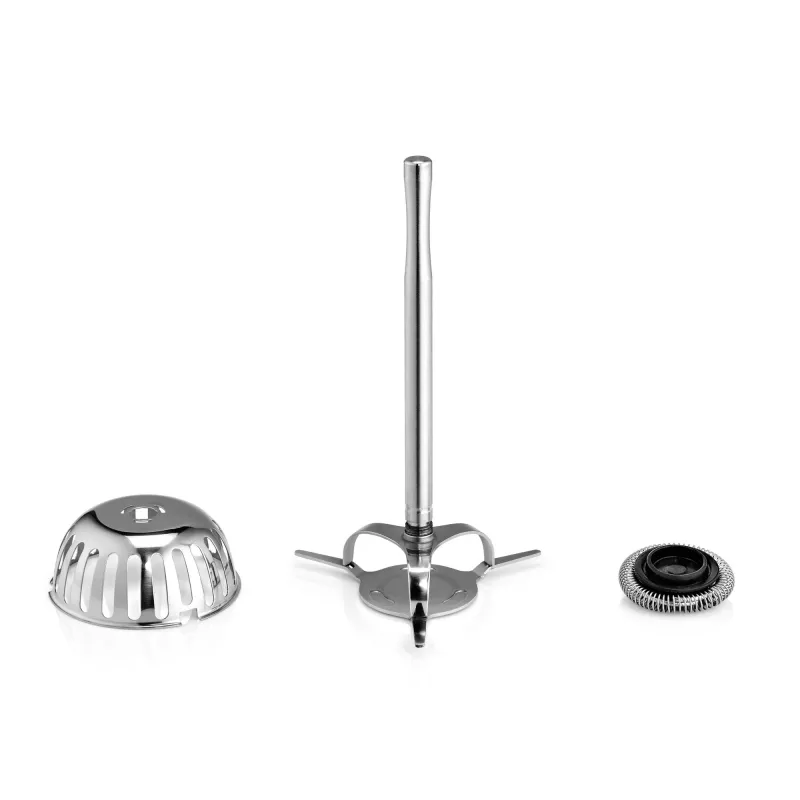 WMF 0413170011 Espumador e aquecedor de leite automático aço inoxidável