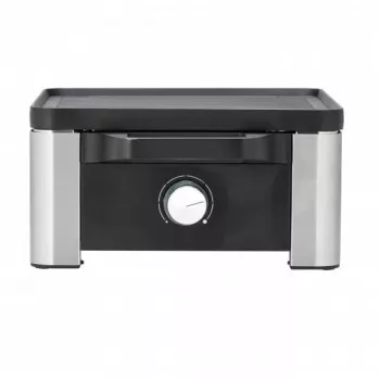 WMF 61.3024.5155 Grelhador de raclette 4 pessoas preto, aço inoxidável