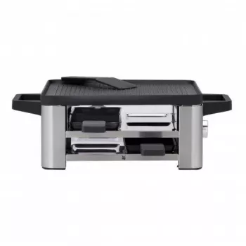 WMF 61.3024.5155 Grelhador de raclette 4 pessoas preto, aço inoxidável