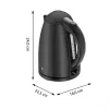 WMF Stelio 0413020072 Chaleira elétrica 1,7 l 2400 W preto