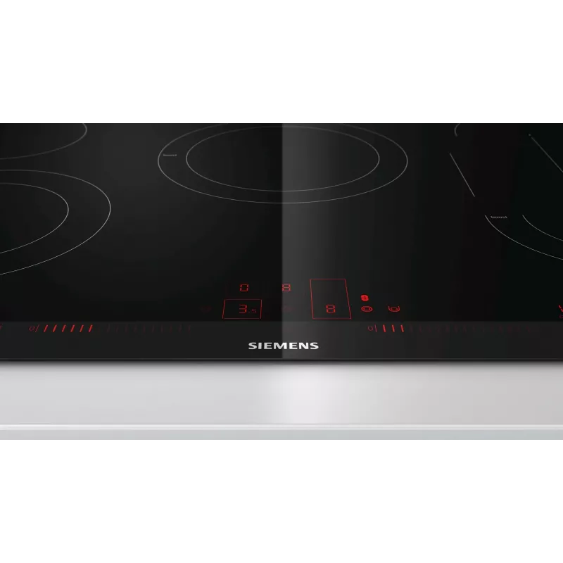 Siemens ET875LMP1D Placa de cozinha preto Encastrável Placa vitrocerâmica 5 zonas