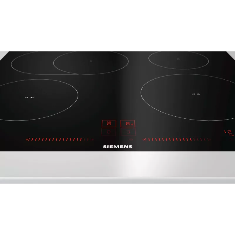 Siemens EH601LFC1E Placa de cozinha preto Integrada Placa de indução por zonas 4 zonas