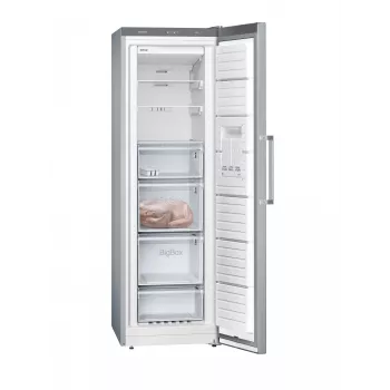Siemens iQ300 GS36NVIEP Arca congeladora de instalação livre 242 L aço inoxidável