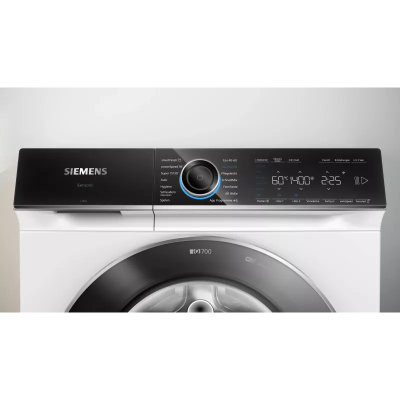 Siemens iQ700 WG44B2A40 Máquina de lavar roupa de carregamento frontal 9 kg 1257 rpm branco