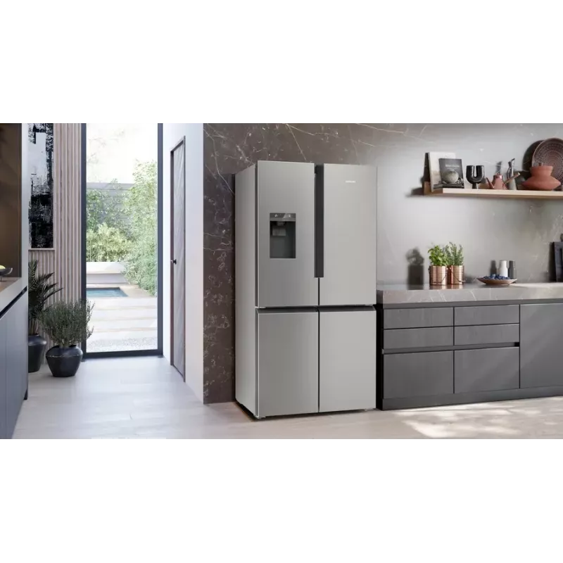 Siemens KF96DPPEA Frigorífico side-by-side de instalação livre 574 L aço inoxidável