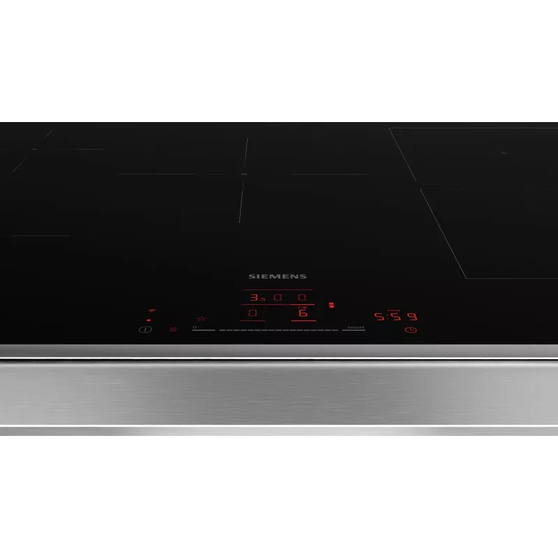 Siemens iQ500 ED845HWB1E Placa de cozinha preto De encastrar 80 cm Placa de indução 5 zonas