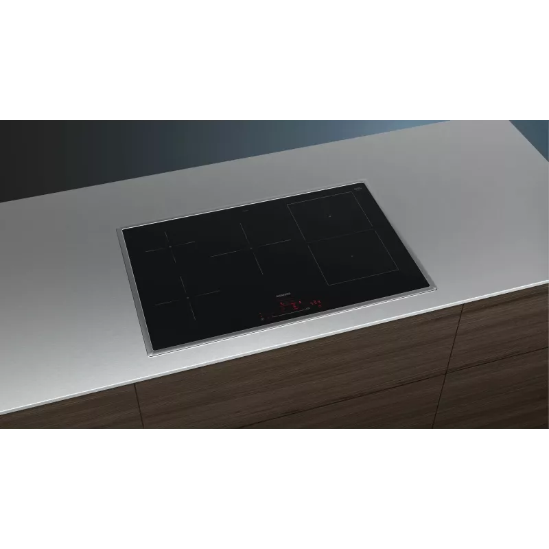 Siemens iQ500 ED845HWB1E Placa de cozinha preto De encastrar 80 cm Placa de indução 5 zonas