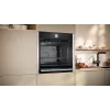 Forno Neff N 90 B64FT33N0 71 L preto, aço inoxidável