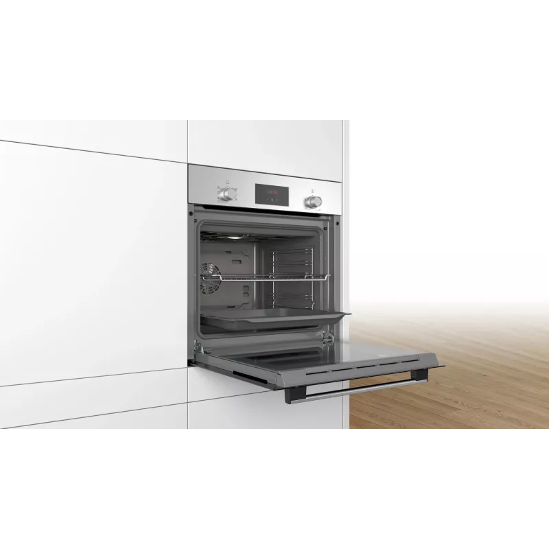 Forno Bosch Serie 2 HBF133BR0 66 L preto, aço inoxidável