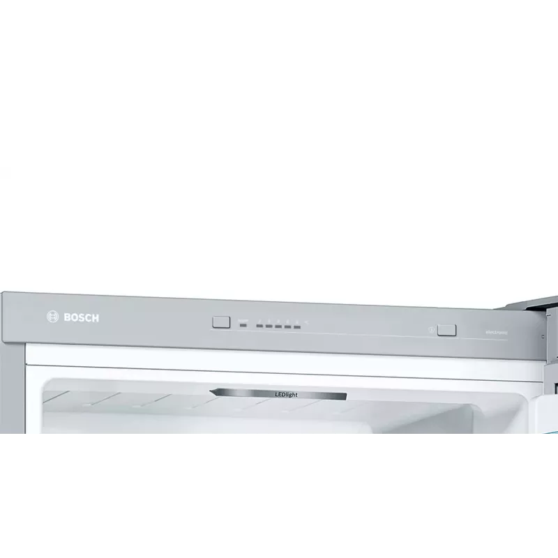 Combinado frigorífico-congelador de livre instalação Bosch Serie 4 KGV332LEA 289 L aço inoxidável