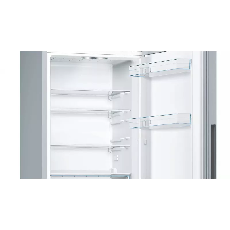 Combinado frigorífico-congelador de livre instalação Bosch Serie 4 KGV332LEA 289 L aço inoxidável