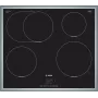 Placa de indução Bosch Serie 4 PIF645BB5E preta encastrável 60 cm 4 zonas
