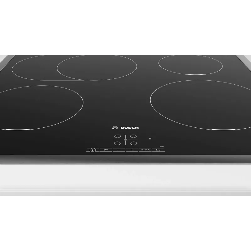 Placa de indução Bosch Serie 4 PIF645BB5E preta encastrável 60 cm 4 zonas
