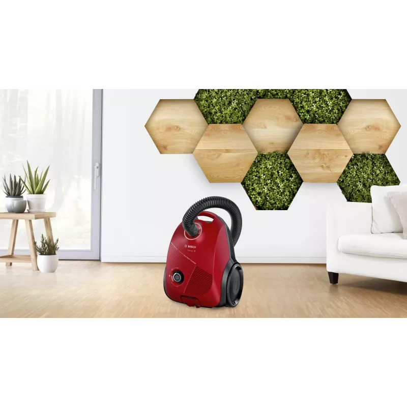 Aspirador Bosch Serie 2 BGBS2RD1 3,5 L aspirador de cilindro seco 600 W com saco