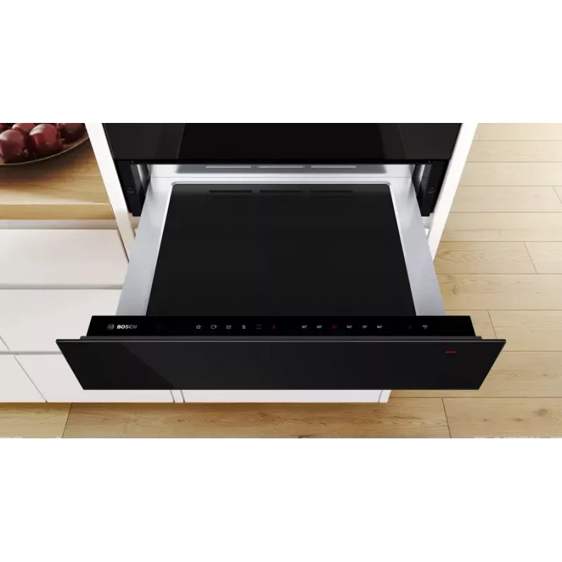 Gaveta de aquecimento Bosch Serie 8 BIC7101B1 20 L 12 conjuntos preta