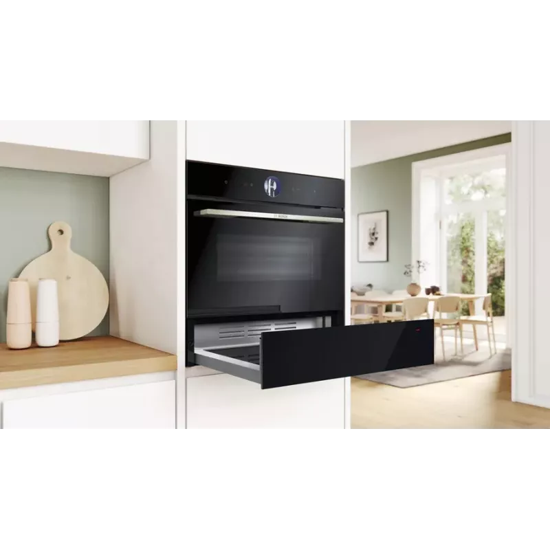 Gaveta de aquecimento Bosch Serie 8 BIC7101B1 20 L 12 conjuntos preta