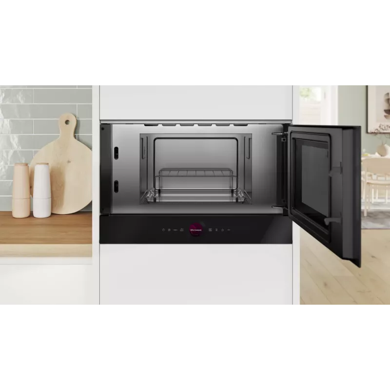 Micro-ondas Bosch Serie 8 BER7321B1 preto micro-ondas de encastrar 21 L 900 W