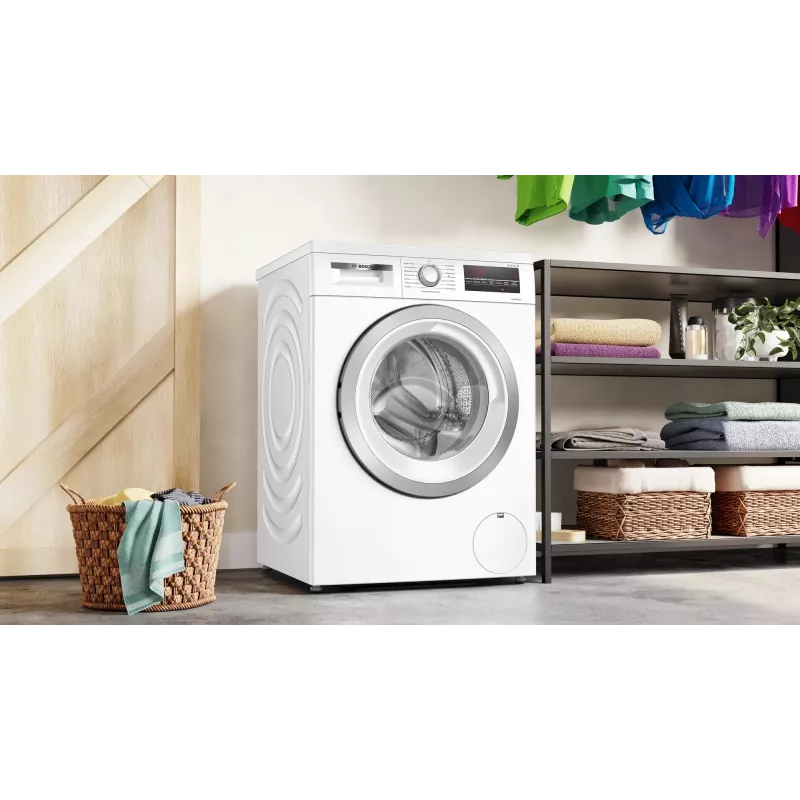 Máquina de lavar roupa de carregamento frontal Bosch Serie 6 WUU28T70 8 kg 1400 rpm branca