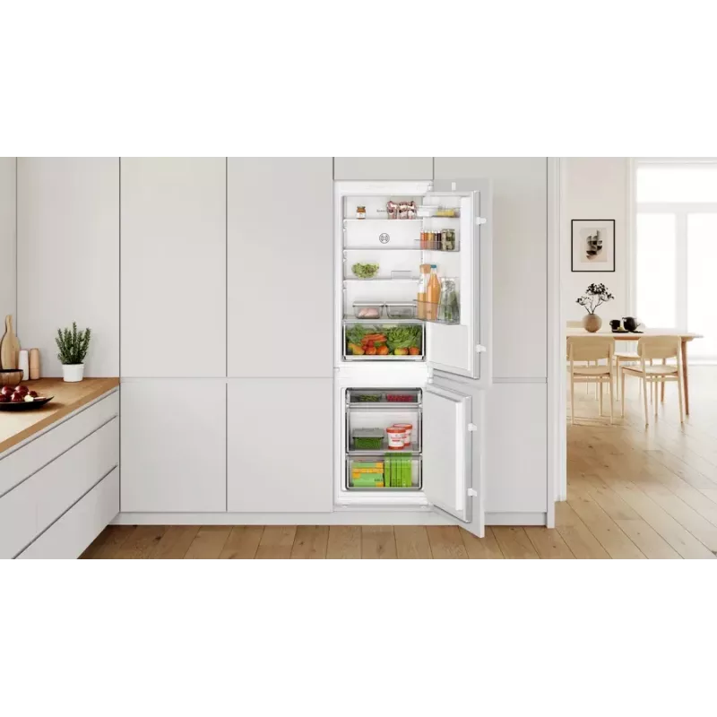 Combinado frigorífico-congelador Bosch Serie 2 KIV865SE0 de encastrar 267 L branco