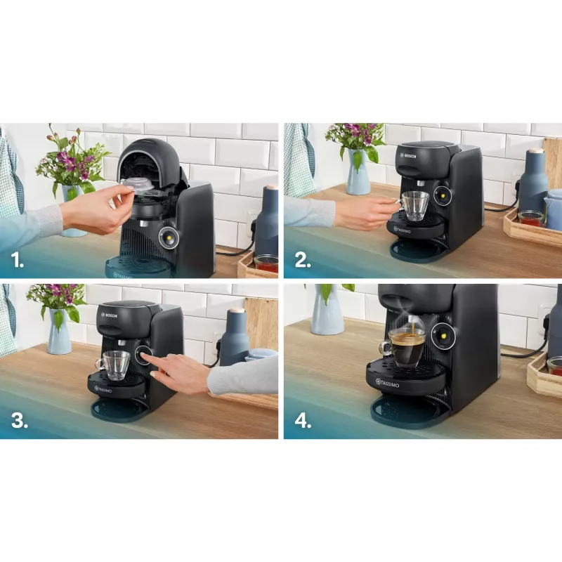 Máquina de café Bosch TAS162E automática de cápsulas 0,7 l