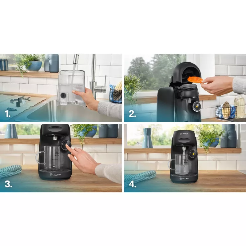 Máquina de café Bosch TAS162E automática de cápsulas 0,7 l