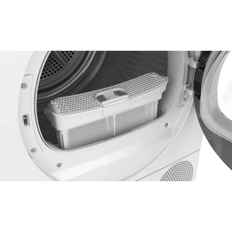 Máquina de secar roupa Bosch WTH83004 de instalação livre de carregamento frontal 8 kg branca
