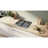 Placa Bosch Serie 6 PCP6A5I90 aço inoxidável de encastrar 60 cm gás 4 zona(s)