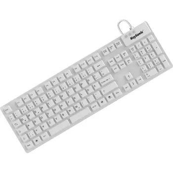 KeySonic KSK-8030 IN (DE) Teclado Industrial Branco USB QWERTZ Alemão
