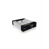 ICY BOX Carrier IB-129SSK-B Caixa para disco rígido Alumínio, Preto 2,5/3,5 polegadas