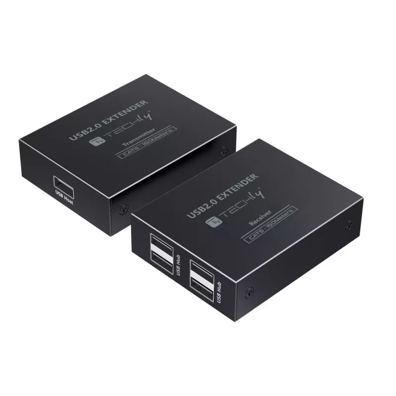Techly IUSB-EXTEND1504P Extensor USB Emissor e recetor